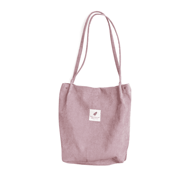 Casual High Capacity Foldable Canvas Shoulder Bag for Women Shoulder Bags Shop2805127 Store Pink