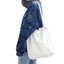 Casual High Capacity Foldable Canvas Shoulder Bag for Women Shoulder Bags Shop2805127 Store WHITE