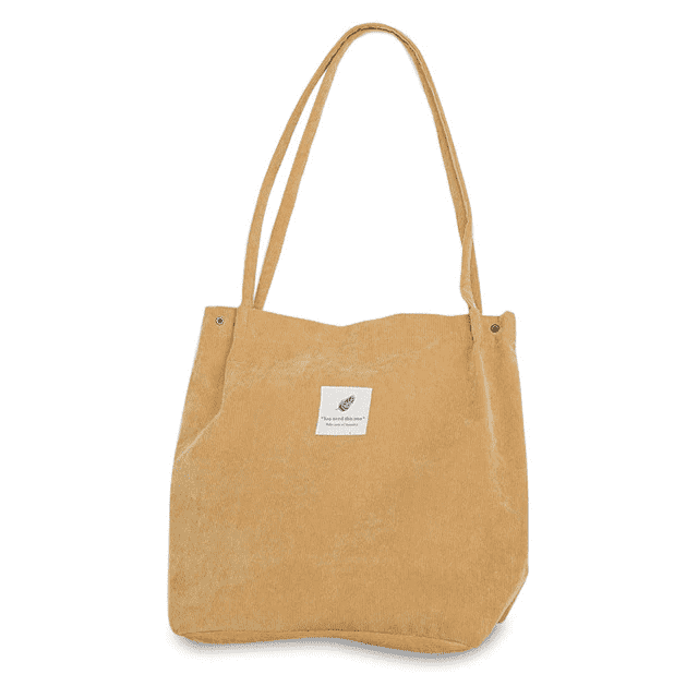 Casual High Capacity Foldable Canvas Shoulder Bag for Women Shoulder Bags Shop2805127 Store YELLOW