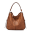 Casual High Quality Leather Solid Shoulder Bag for Women Shoulder Bags Realer Store burgundy (30cm<Max Length<50cm)