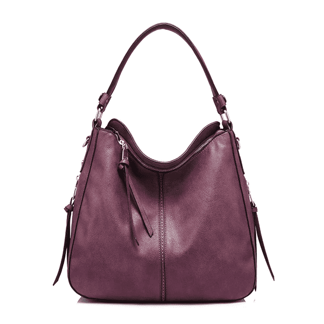 Casual High Quality Leather Solid Shoulder Bag for Women Shoulder Bags Realer Store light brown (30cm<Max Length<50cm)