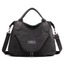 Casual Large Capacity Leather Shoulder Bag for Women Shoulder Bags KVKY Factory Store army green-small