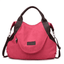 Casual Large Capacity Leather Shoulder Bag for Women Shoulder Bags KVKY Factory Store Pink-large