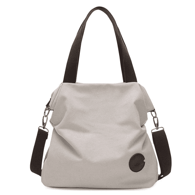 Casual Large Capacity Leather Shoulder Bag for Women Shoulder Bags KVKY Factory Store White-small