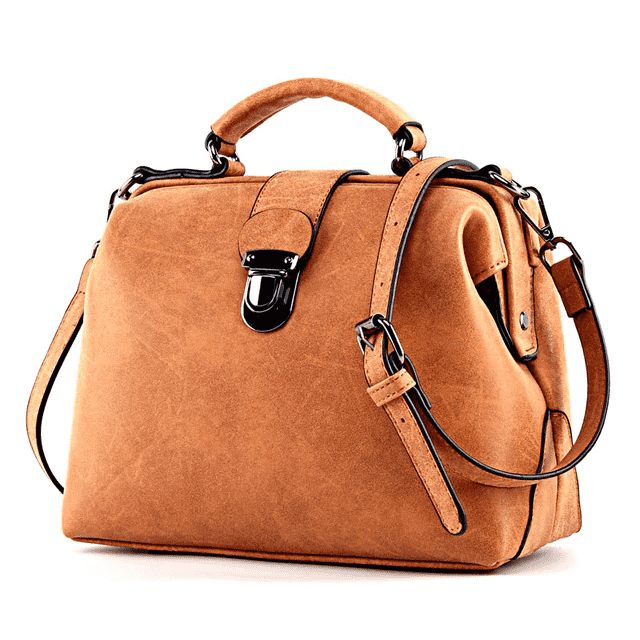 Casual Luxury Fashioned Matte Leather Shoulder Bag for Women Shoulder Bags TANGYUE Official Store Brown