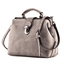 Casual Luxury Fashioned Matte Leather Shoulder Bag for Women Shoulder Bags TANGYUE Official Store Gray