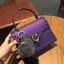 Casual Luxury Leather Jelly Bag Shoulder Bag for Women Shoulder Bags Trends Bags Store Big Purple