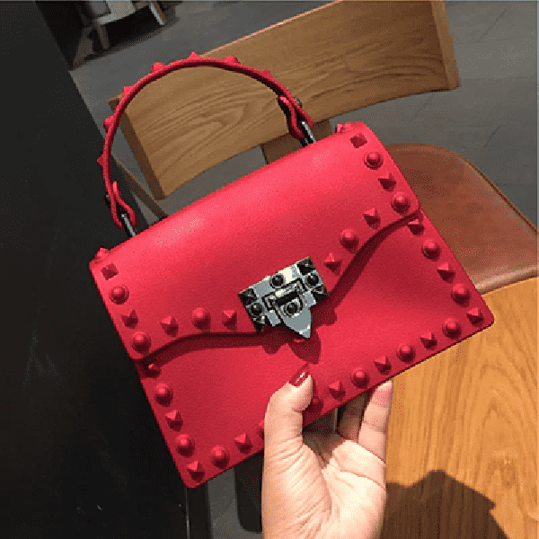 Casual Luxury Leather Jelly Bag Shoulder Bag for Women Shoulder Bags Trends Bags Store Big Red