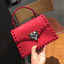 Casual Luxury Leather Jelly Bag Shoulder Bag for Women Shoulder Bags Trends Bags Store Big Red