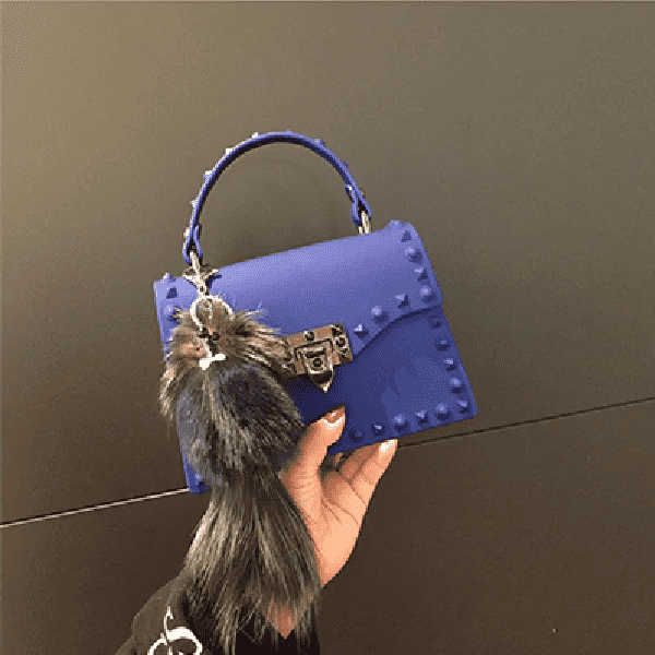 Casual Luxury Leather Jelly Bag Shoulder Bag for Women Shoulder Bags Trends Bags Store Small Blue