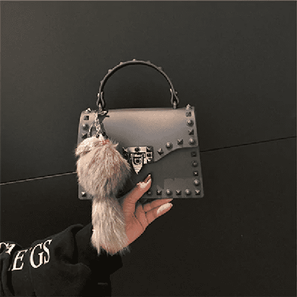 Casual Luxury Leather Jelly Bag Shoulder Bag for Women Shoulder Bags Trends Bags Store Small Gray