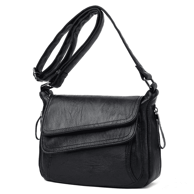 Casual Luxury Leather Summer Shoulder Bag for Women Shoulder Bags VANDERWAH 2017 Store BLACK