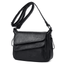 Casual Luxury Leather Summer Shoulder Bag for Women Shoulder Bags VANDERWAH 2017 Store BLACK