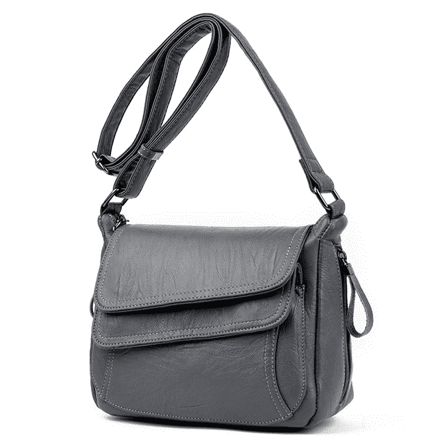 Casual Luxury Leather Summer Shoulder Bag for Women Shoulder Bags VANDERWAH 2017 Store GRAY