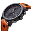 Casual Military Leather Band Analog Quartz Watch For Men Quartz Watches 9s & cheap watch Store
