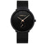 Casual Slim Mesh Steel Water Resistant Men's Quartz Watch Quartz Watches CRRJU Official Store black blue