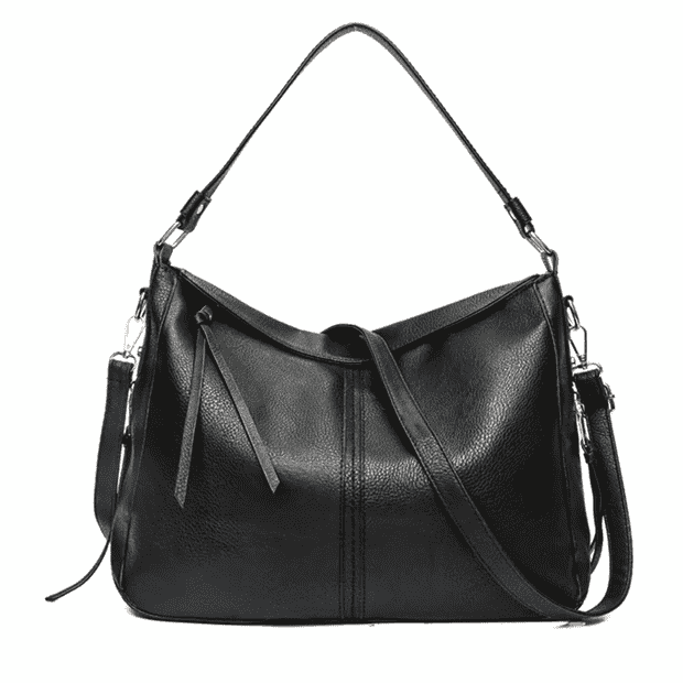 Casual Tote Large Fashioned Leather Shoulder Bag for Women Shoulder Bags Kmffly bags franchise Shop Store Black vintage bag