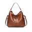 Casual Vintage Fashioned Leather Shoulder Bag for Women Shoulder Bags LANYIBAIGE Women's Bag Store Brown (20cm<Max Length<30cm)