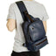 Casual Vintage Leather Chest/Shoulder Soft Crossbody Bag for Men and Women Crossbody Bags zebella Official Store