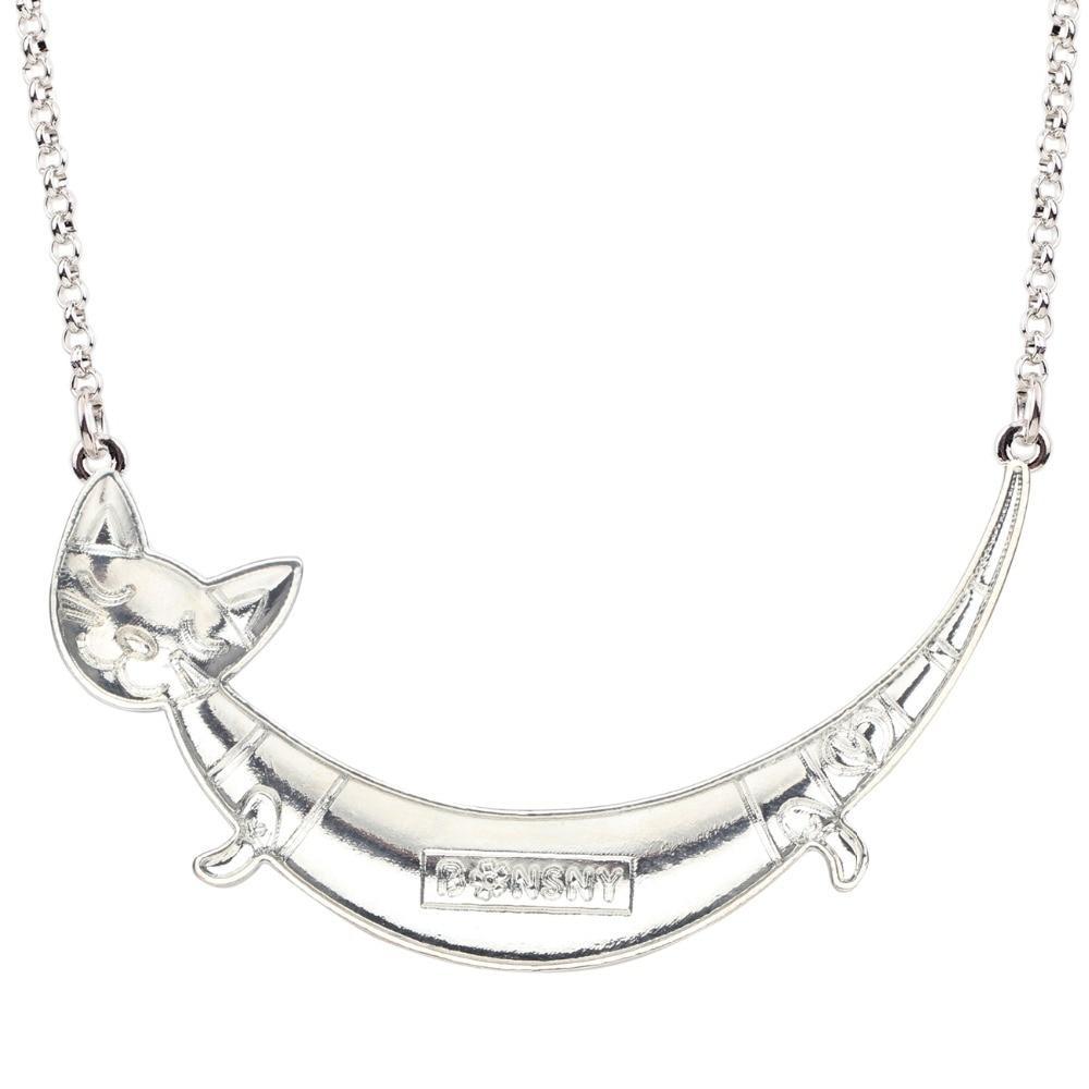 Chain Necklace with Cat Smile Design Pendant Necklaces Bonsny Official Store