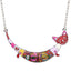 Chain Necklace with Cat Smile Design Pendant Necklaces Bonsny Official Store Red
