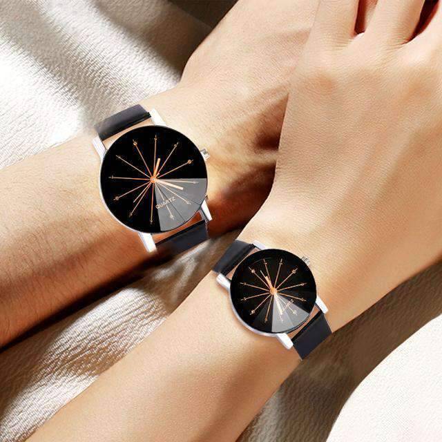 Charming Delicate Leather Band Casual Dress Lover Watch Lover's Watches MINHIN Official Store