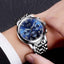 Chronograph Full Steel Water Resistant Men's Quartz Watch Quartz Watches LIGE Official Store
