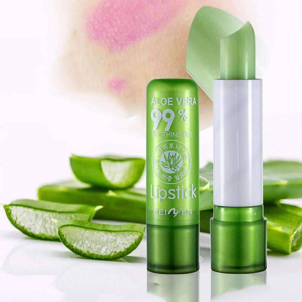 Color Temperature Changing Hygienic Aloe Vera Lip Balm Lip Balm Azerion Boutique Store