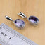 Complete Bridal Jewelry Set of 925 Silver and Purple Cubic Zirconia Bridal Jewelry Sets Jack Fashion Jewelry Ring Size 9 Purple