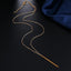 Copper Long Strip Pendant Necklace Chain Necklaces KISSWIFE Official Store