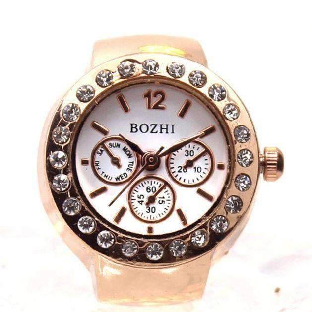 Creative Fashion Stainless Steel Finger Ring Lover Watch Lover's Watches Shenzhen Sunshine Wholesale Co.,Ltd As Show