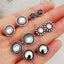 Crystal Beads Stud Earrings Set Stud Earrings 17Mile Store FME692A2