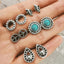 Crystal Beads Stud Earrings Set Stud Earrings 17Mile Store FME692A3
