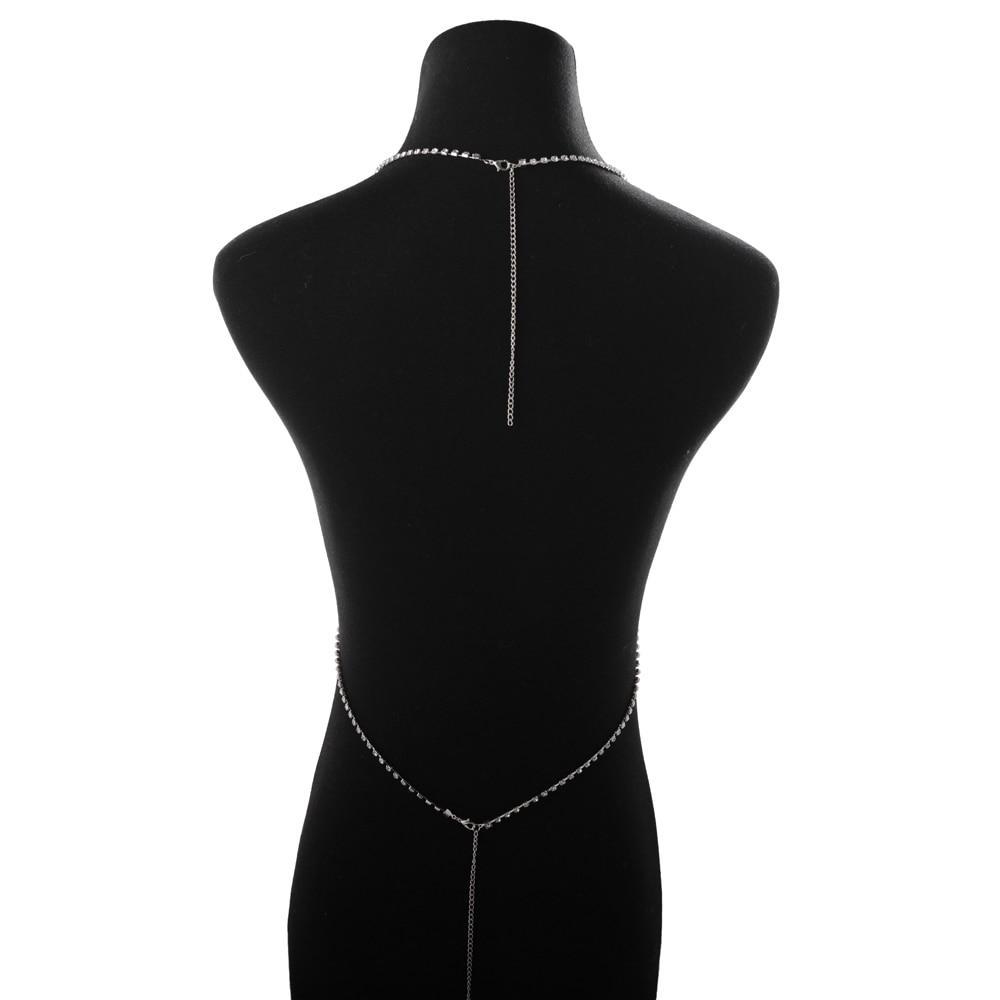 Crystal Bra Body Necklace Chain Necklaces Stone Fans Manufacturer Store