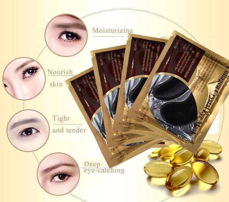 Crystal Gel Black Eye Patch Moisturizing Skin Cream Creams topbest store