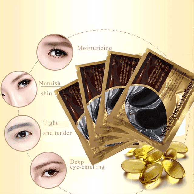 Crystal Gel Black Eye Patch Moisturizing Skin Cream Creams topbest store