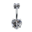 Crystal Heart Navel Piercing Body Jewelry Body Jewelry Mybic Store White