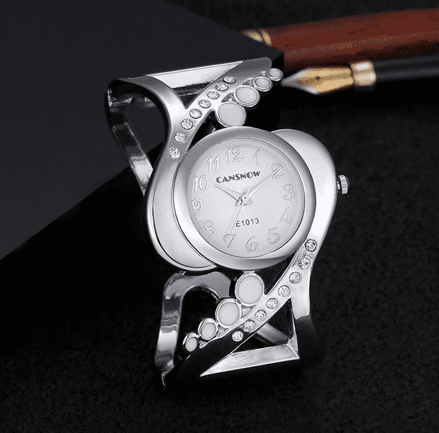 Crystal Luxury Rhinestone Fashion Bangle Women’s Bracelet Watch Women's Watches Love watch. Store