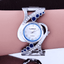 Crystal Luxury Rhinestone Fashion Bangle Women’s Bracelet Watch Women's Watches Love watch. Store Blue