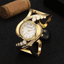 Crystal Luxury Rhinestone Fashion Bangle Women’s Bracelet Watch Women's Watches Love watch. Store Gold