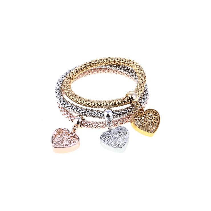 Crystal Owl Heart Rhinestone Charm Bracelet for Women Strand Bracelets ZOSHI Official Store Love