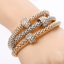 Crystal Owl Heart Rhinestone Charm Bracelet for Women Strand Bracelets ZOSHI Official Store Ring