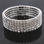 Crystal Shine Stretch Bracelets for Women Cuff Bracelets bigtreeonline Store 5 Row