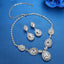 Crystal Teardrop Bridal Jewelry Sets Bridal Jewelry Sets mecresh Official Store