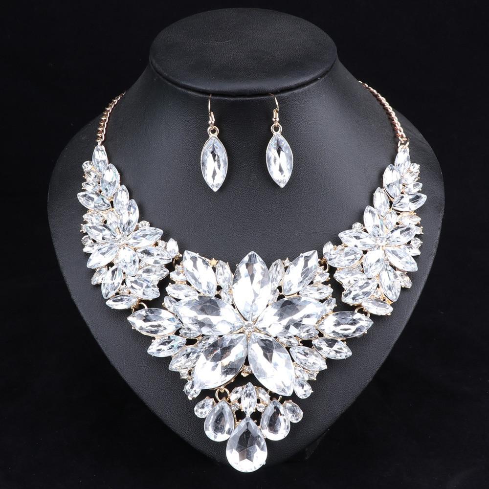 Crystal Wedding Party Jewelry Sets Bridal Jewelry Sets Carol Jewelry