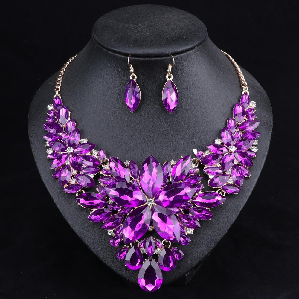 Crystal Wedding Party Jewelry Sets Bridal Jewelry Sets Carol Jewelry