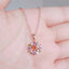 Crystal Zirconia Hoop Earrings For Women Hoop Earrings ZAKOL Official Store Multicolor neccklace