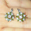 Crystal Zirconia Hoop Earrings For Women Hoop Earrings ZAKOL Official Store Olive green