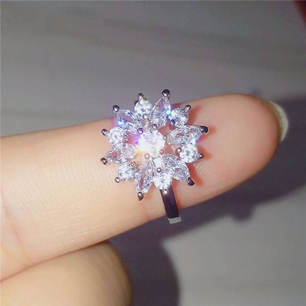 Crystal Zirconia Hoop Earrings For Women Hoop Earrings ZAKOL Official Store White Open Ring
