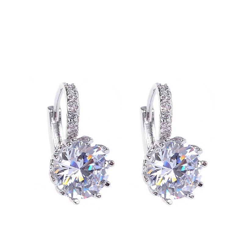 Cubic Zircon Metal Vintage Stud Earring Stud Earrings MEAJOE Second Store